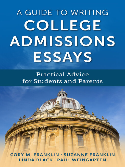 Cover image for A Guide to Writing College Admissions Essays